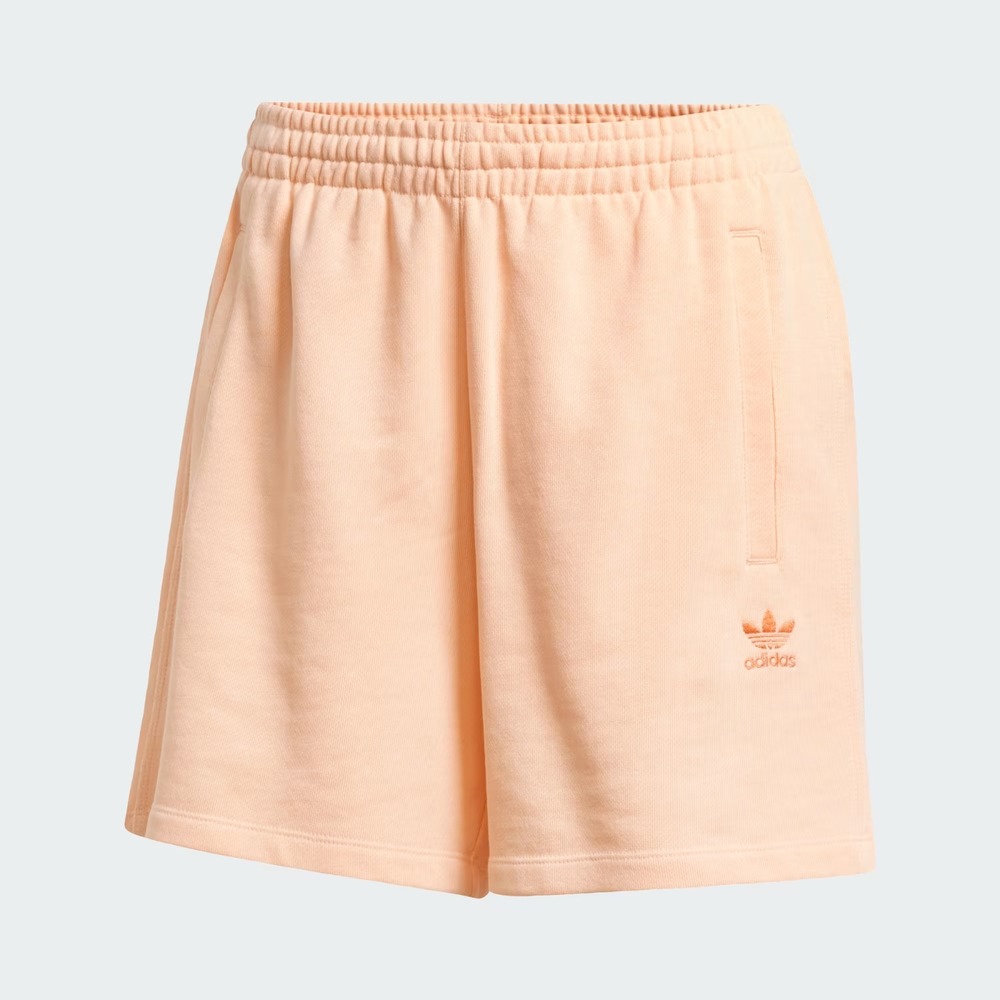 Adidas Women L Ess Essentials French Terry Shorts Glow Pink Originals Large NWT